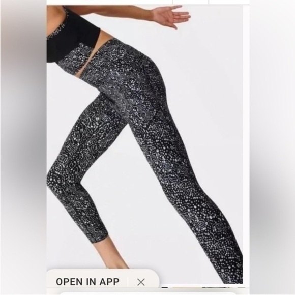 Sweaty Betty Power 7/8 Patterned Leggings - Picture 1 of 12